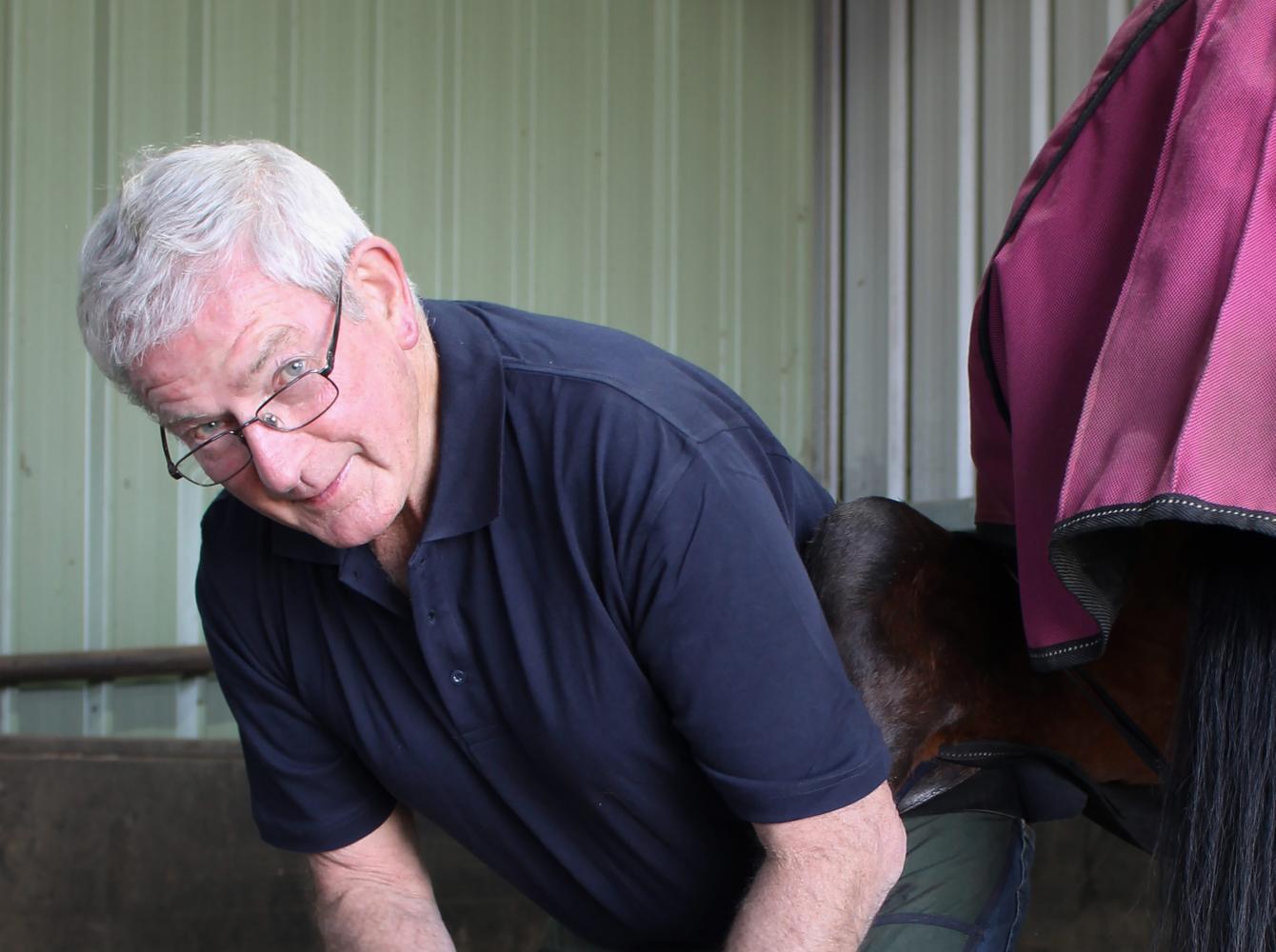 The Australian master farrier Carl O'Dwyer